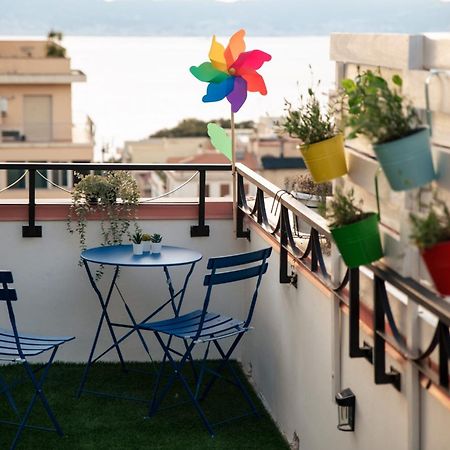 B&B Fuori Squadro - In Centro Con Terrazza Relax Vista Mare Reggio di Calabria Kültér fotó